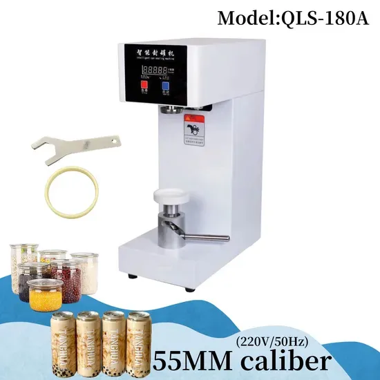 Machine à sceller les boîtes de conserve blanche automatique et commerciale 180W