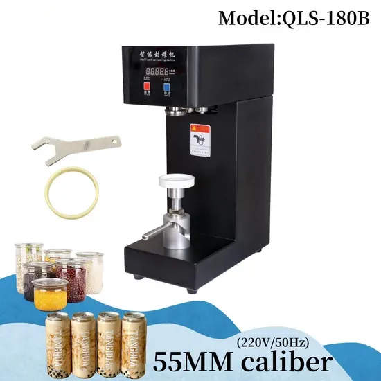 Machine à sceller les boîtes de conserve intelligente QLS-180B-180W-220V/50Hz
